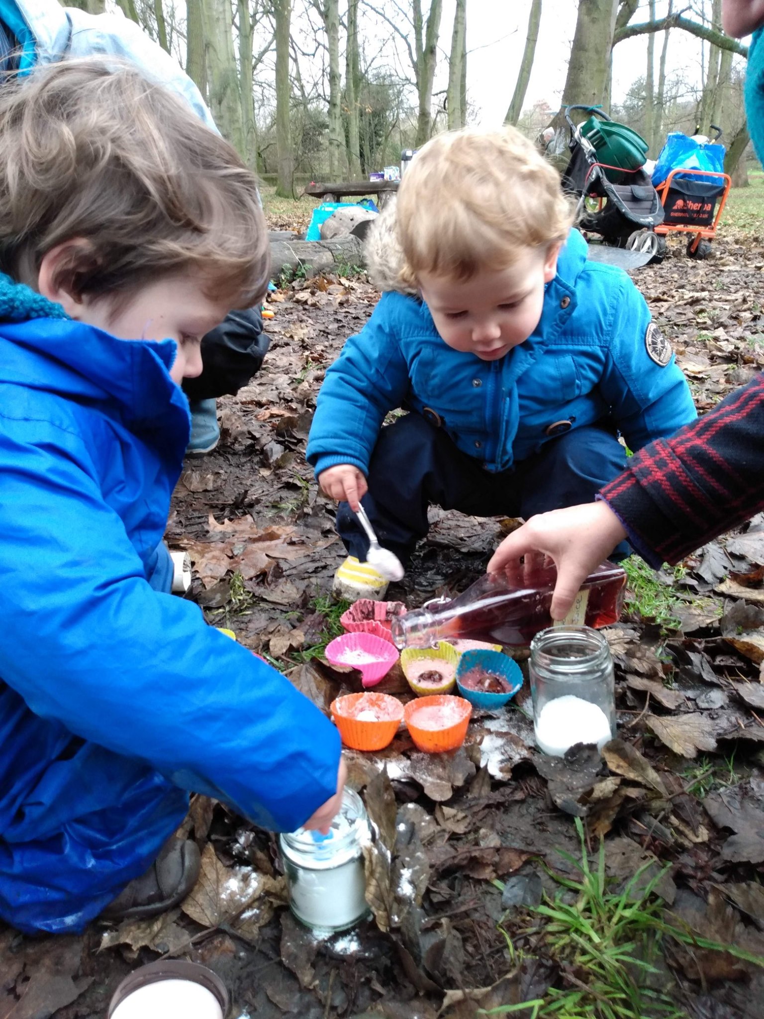 Rowntree Park York Forest School cooking