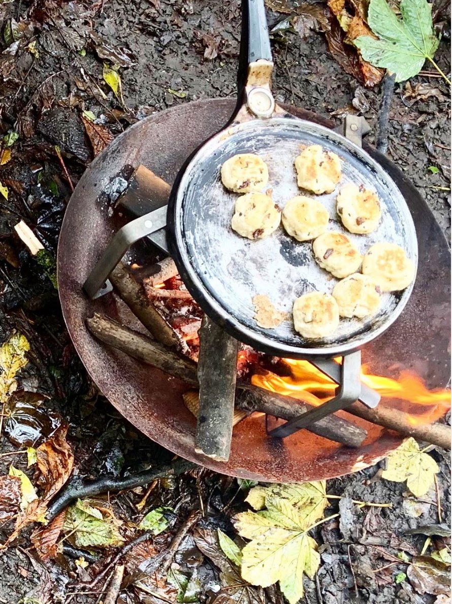 Rowntree Park forest school cooking