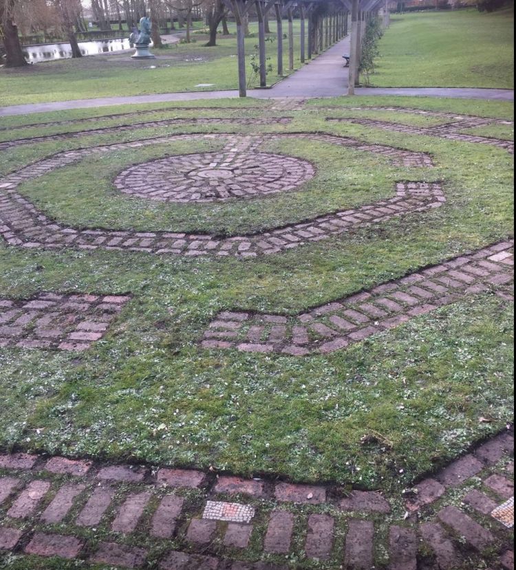 Rowntree Park Maze mosiac